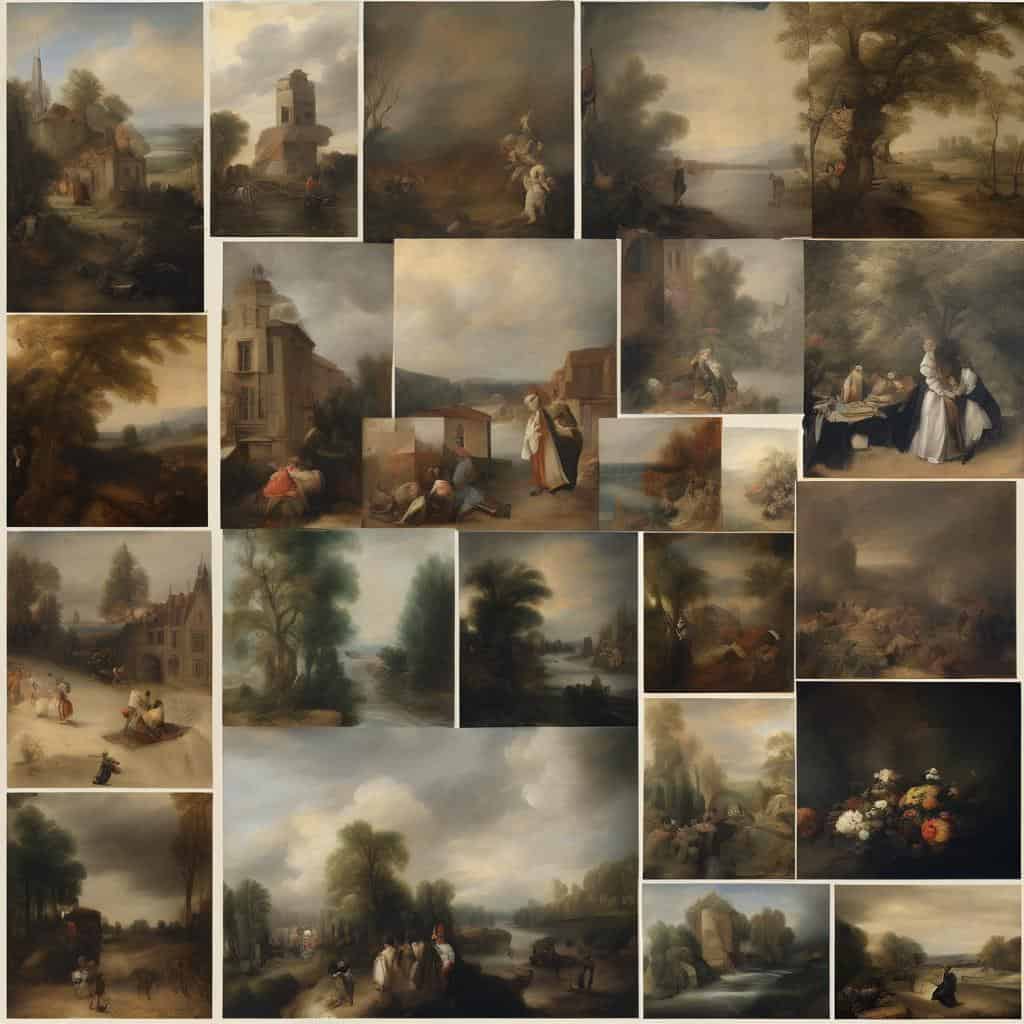 Λεπτομέρειες παλαιών τοπίων και έργων τέχνης, εκφράσεις καλλιτεχνικής ταυτότητας, σύγχρονη και κλασική ζωγραφική.